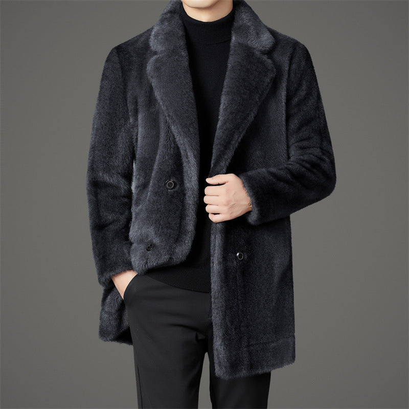 Faux Fur Overcoat | Luxurious Design | Warm and Elegant