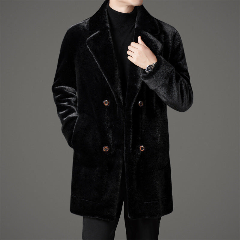 Faux Fur Overcoat | Luxurious Design | Warm and Elegant
