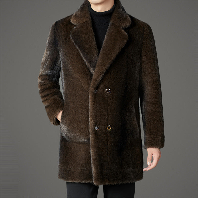 Faux Fur Overcoat | Luxurious Design | Warm and Elegant