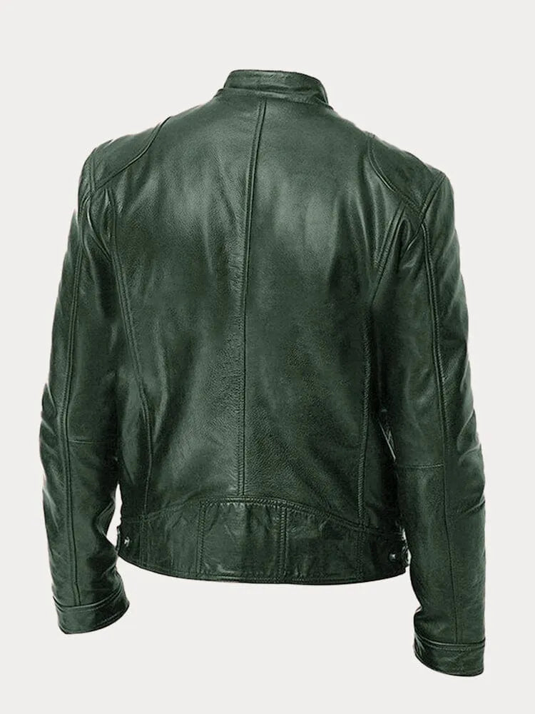 Slim-Fit Leather Jacket | Genuine Leather | Timeless Design