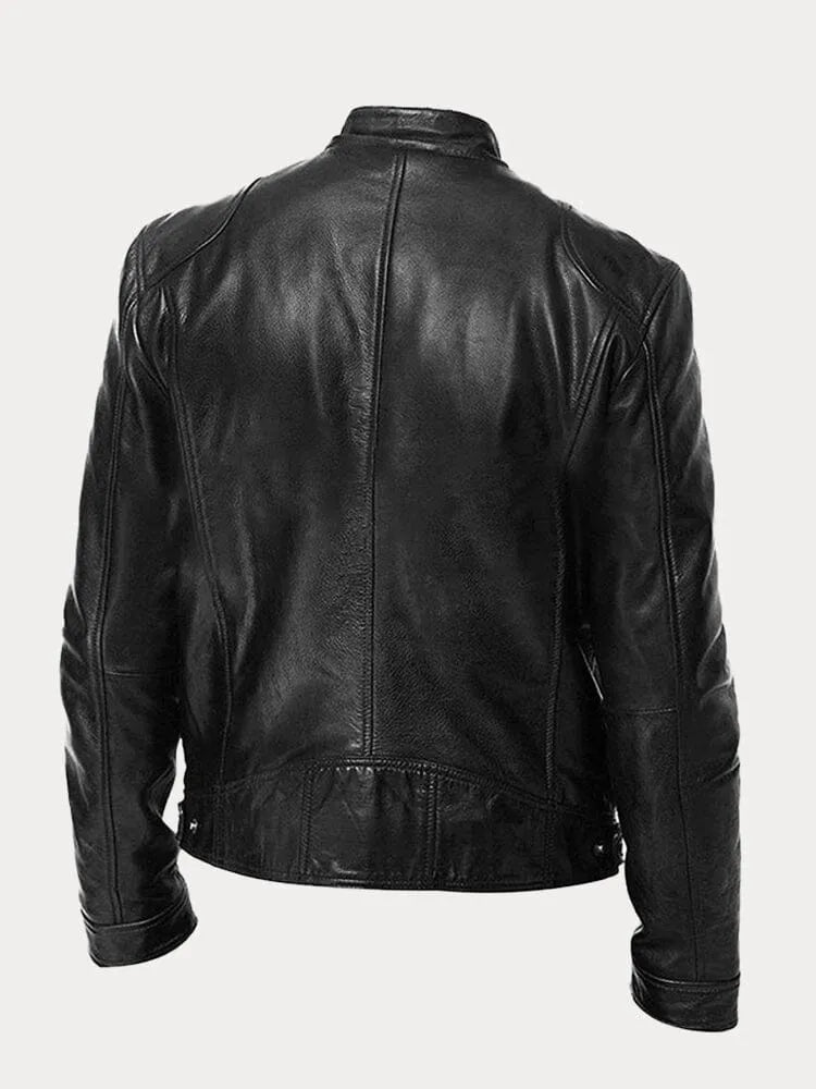 Slim-Fit Leather Jacket | Genuine Leather | Timeless Design
