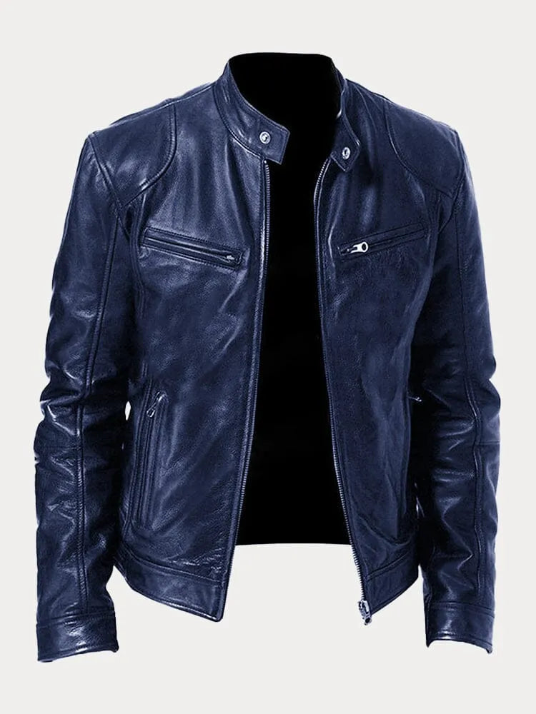 Slim-Fit Leather Jacket | Genuine Leather | Timeless Design