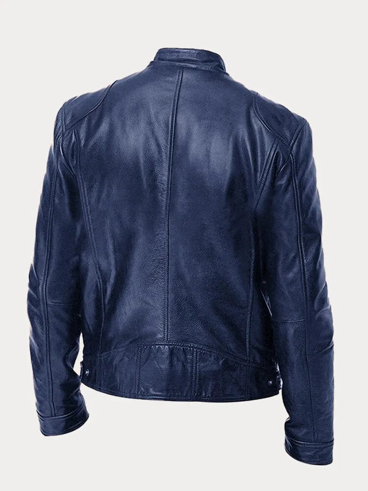 Slim-Fit Leather Jacket | Genuine Leather | Timeless Design
