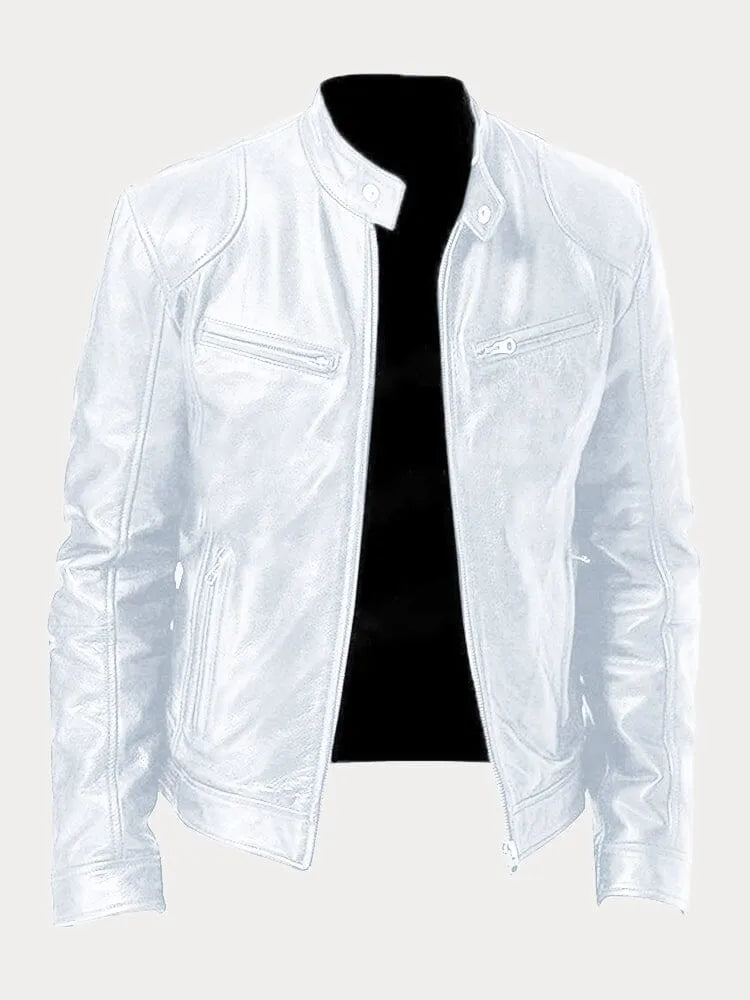 Slim-Fit Leather Jacket | Genuine Leather | Timeless Design
