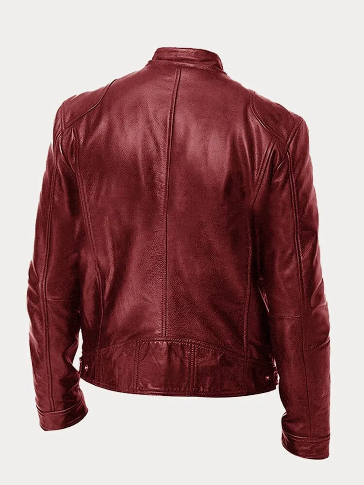 Slim-Fit Leather Jacket | Genuine Leather | Timeless Design