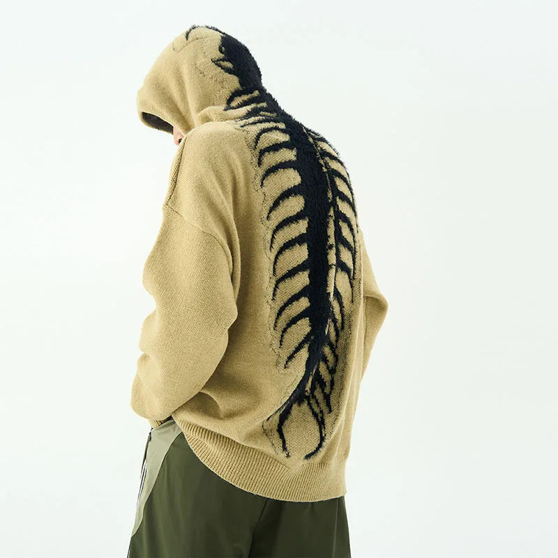 Spine Graphic Hoodie | Bold Design | Relaxed Fit