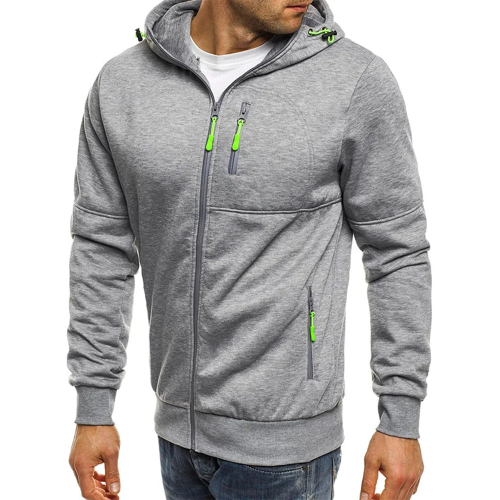 Lightweight Dual Zipper Hoodie | Modern Design, Comfortable Fit | Casual and Everyday Wear