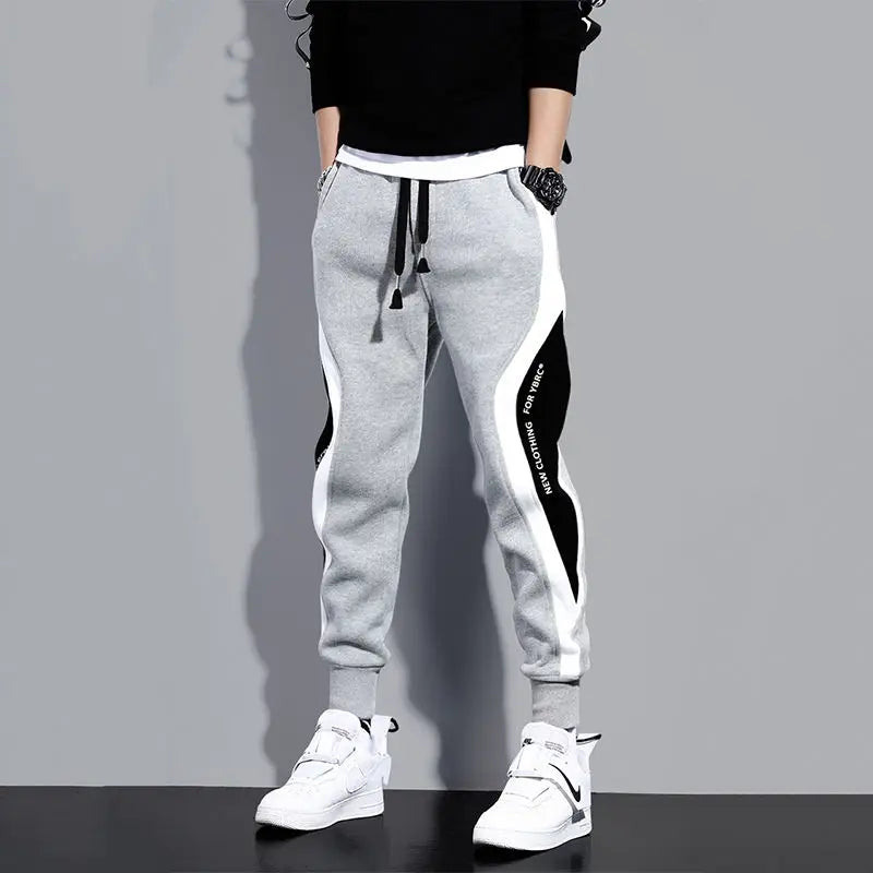Two-Tone Jogger Pants | Cotton Blend | Stylish and Comfortable