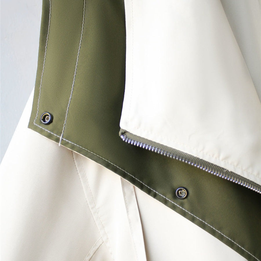 Two-Tone A-Line Jacket | Adjustable Fit | Lightweight & Stylish