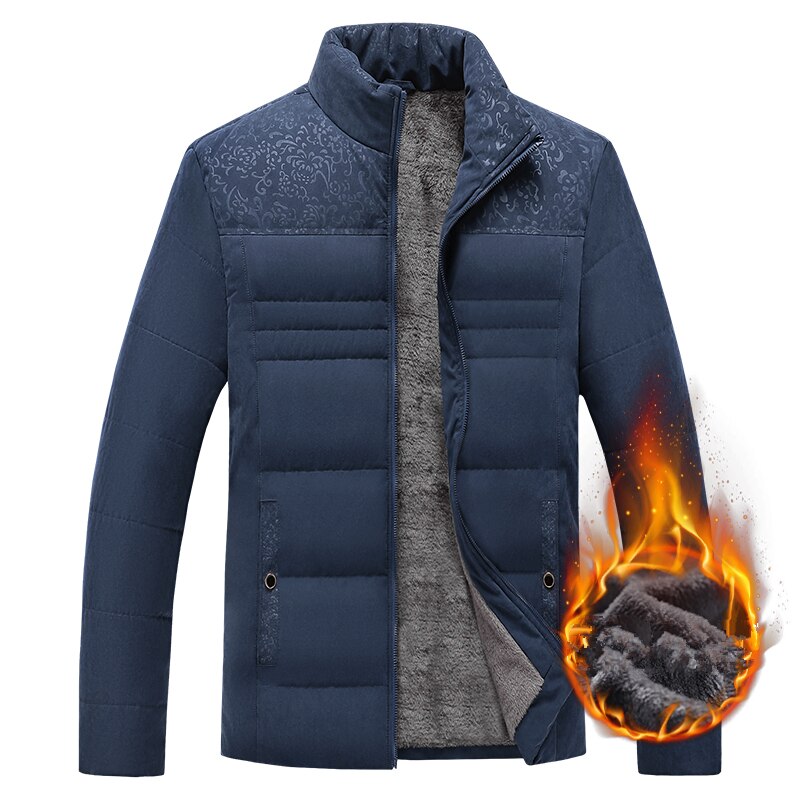 leece-Lined Winter Puffer Jacket | Thermal Insulation | Windproof Design