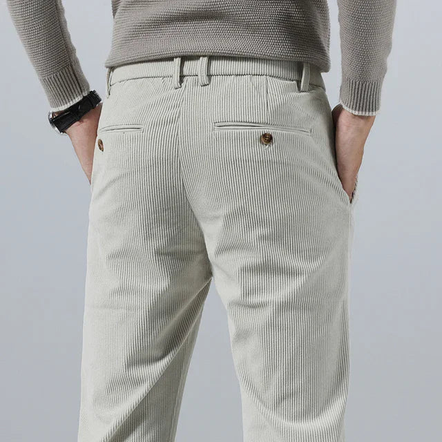 Slim-Fit Corduroy Trousers | 100% Corduroy | Elegant and Comfortable
