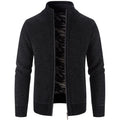 Fleece-Lined Zip-Up Cardigan | Cotton Blend | Warm and Stylish