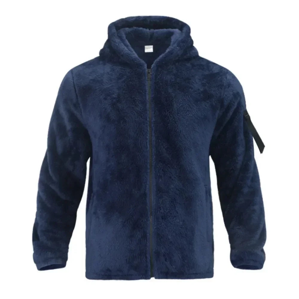 Fleece Hoodie Jacket | Soft Sherpa Lining | Everyday Comfort