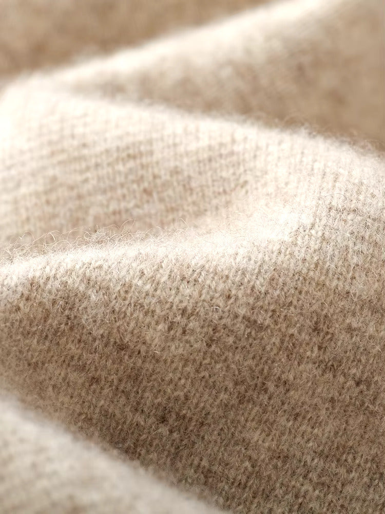 Wool-Blend Stand-Collar Cardigan | Zip-Up | Modern Elegance