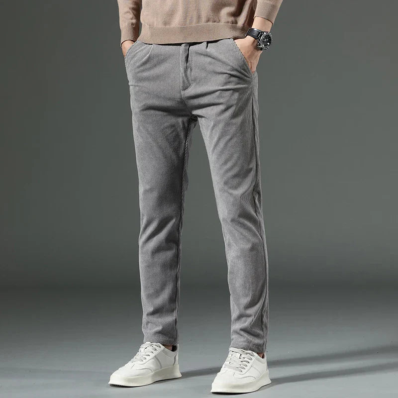 Slim-Fit Corduroy Trousers | 100% Corduroy | Elegant and Comfortable