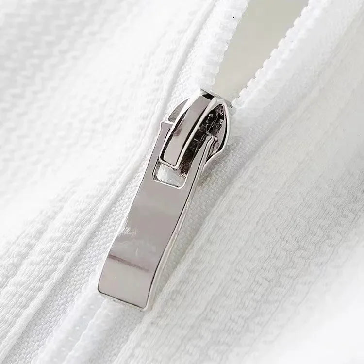 Zippered Polo Shirt | Textured Fabric | Modern and Comfortable