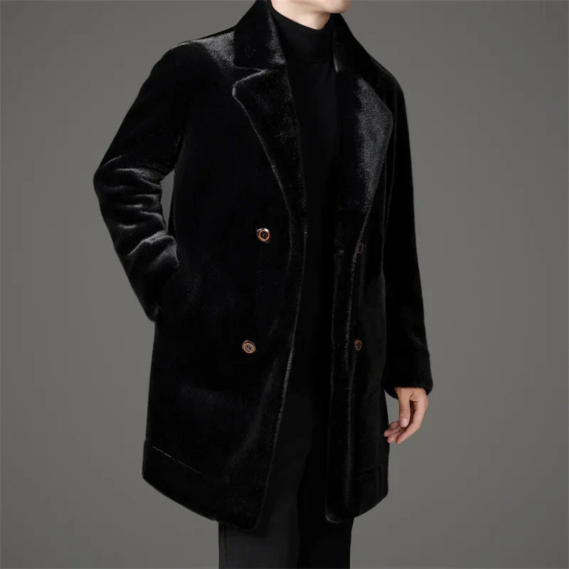 Faux Fur Overcoat | Luxurious Design | Warm and Elegant