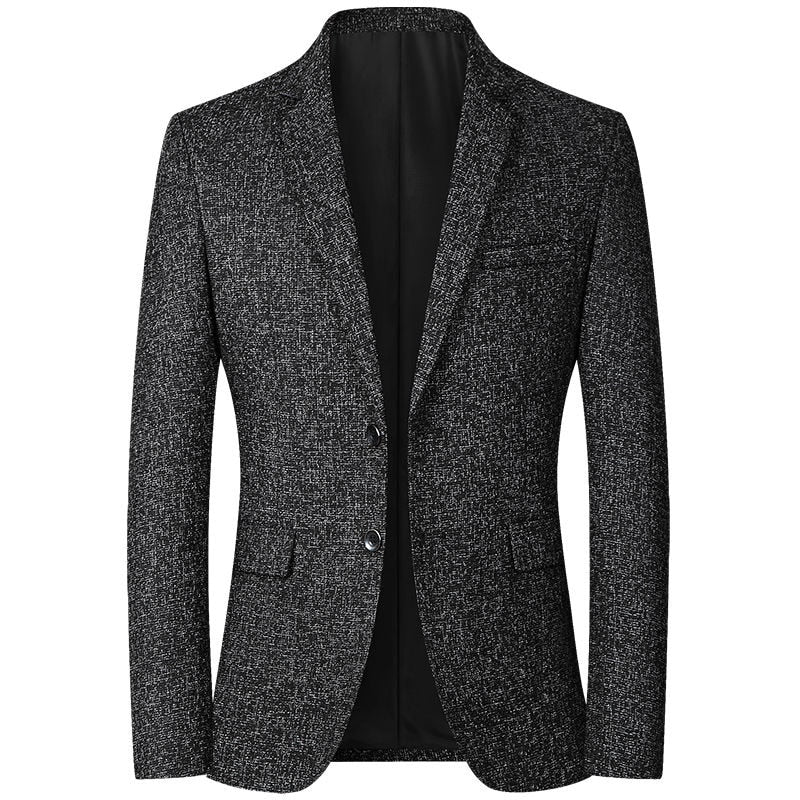 Tweed Blazer | Textured Finish | Slim Fit Design