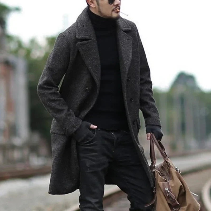 Wool-Blend Overcoat | Tailored Fit | Timeless Elegance