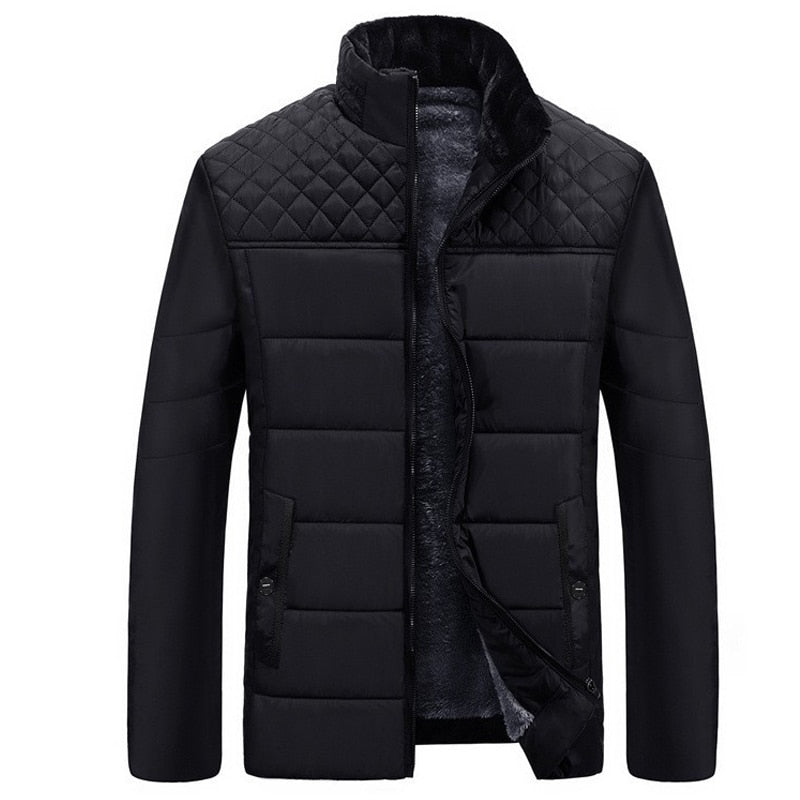 leece-Lined Winter Puffer Jacket | Thermal Insulation | Windproof Design