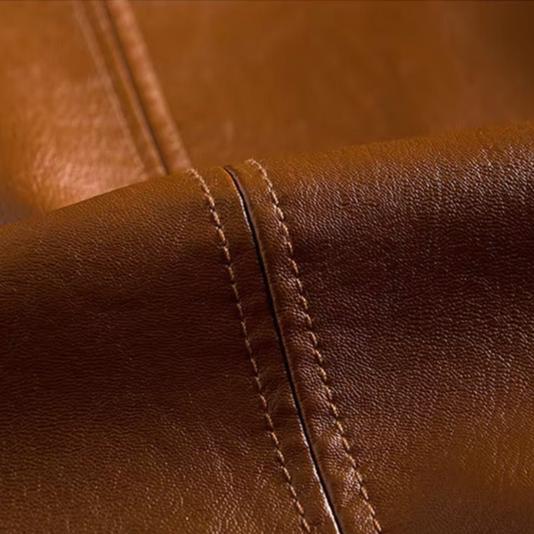 Faux Leather Blazer | Tailored Fit | Sleek and Versatile