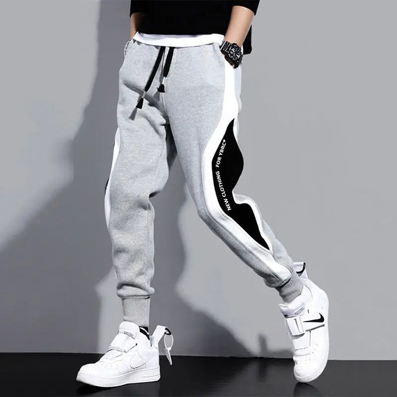 Two-Tone Jogger Pants | Cotton Blend | Stylish and Comfortable