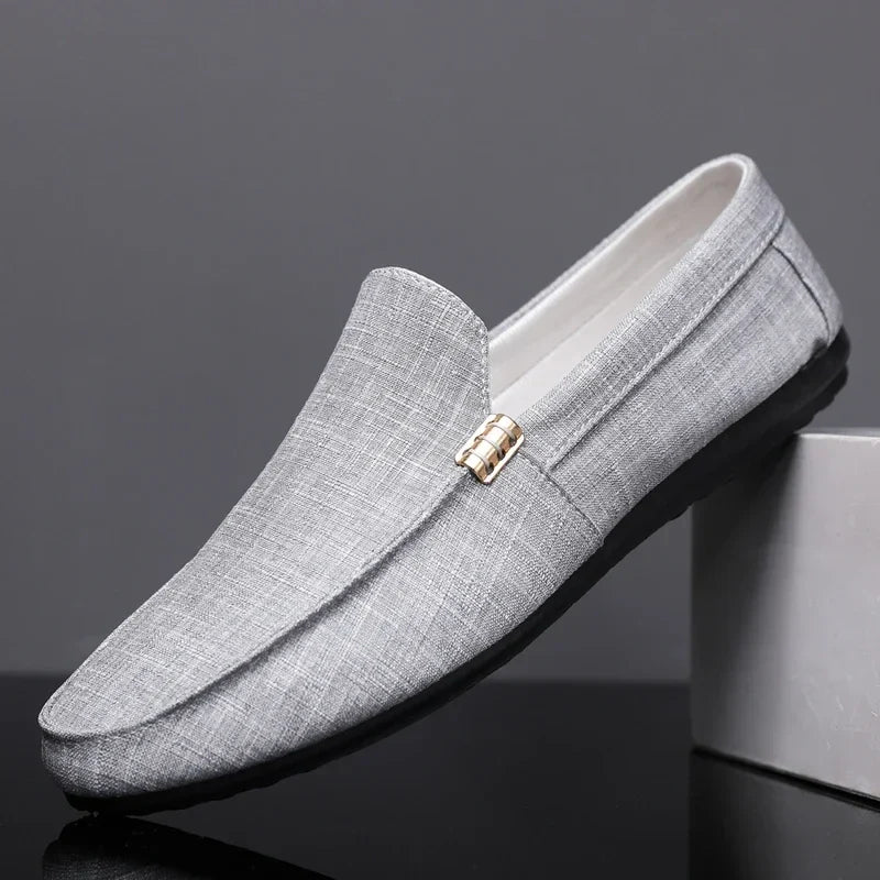 Slip-On Loafers | Lightweight Linen | Modern and Stylish