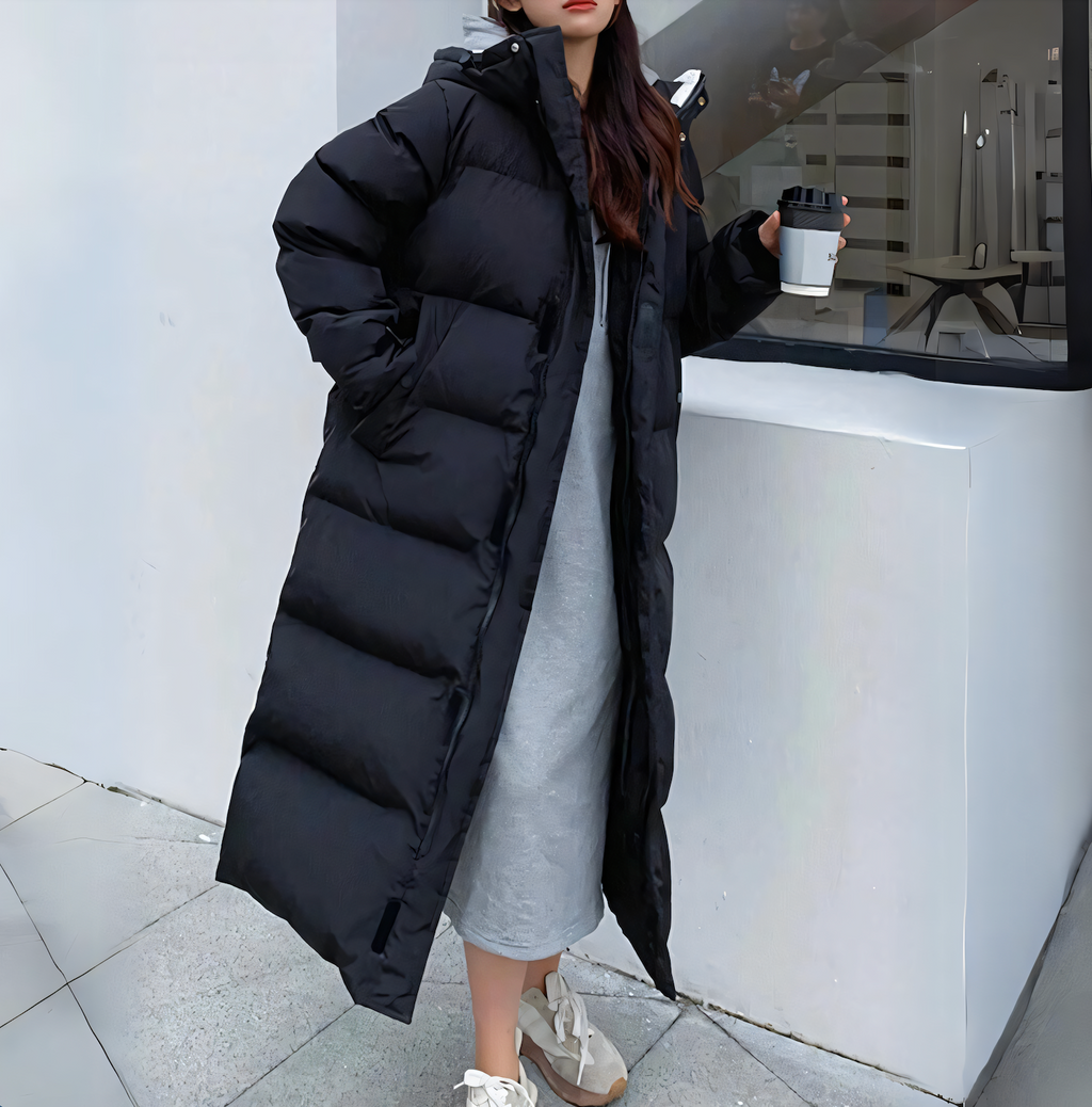 Long Puffer Coat | Lightweight Design | Winter Essentials