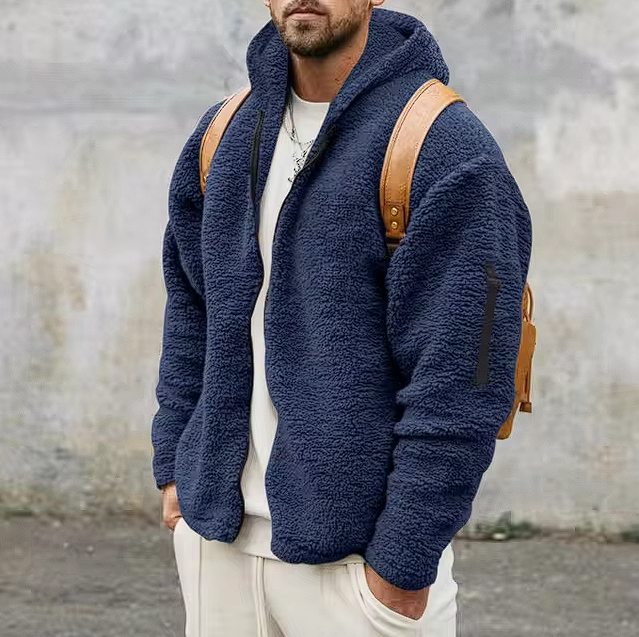 Fleece Hoodie Jacket | Soft Sherpa Lining | Everyday Comfort