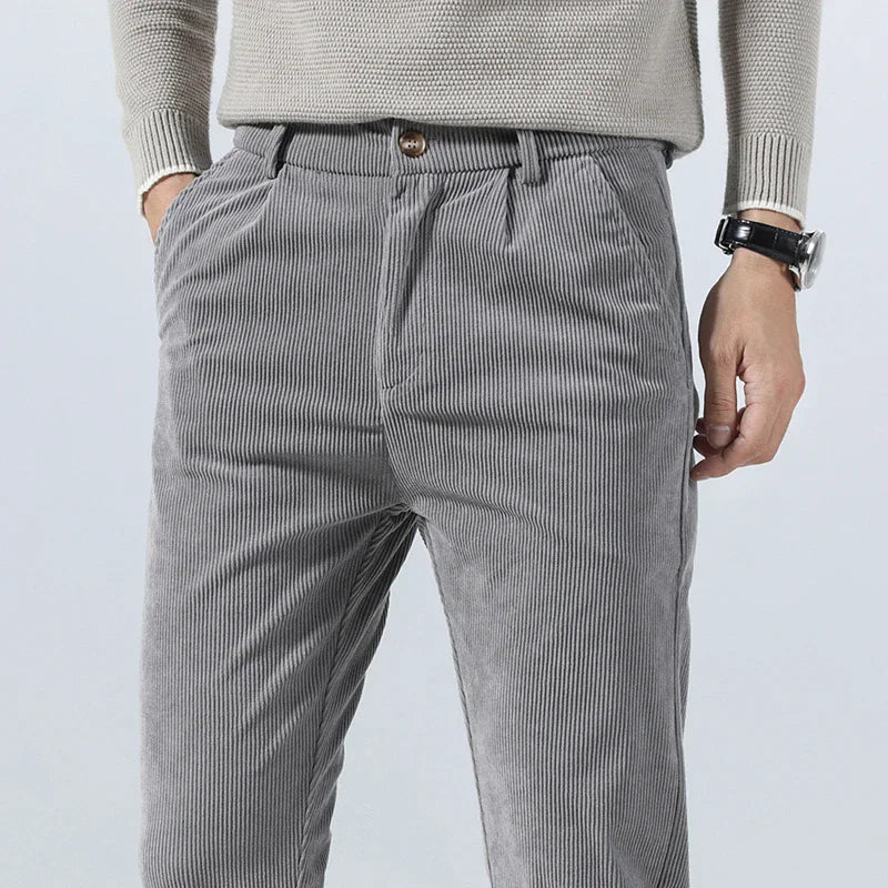 Slim-Fit Corduroy Trousers | 100% Corduroy | Elegant and Comfortable