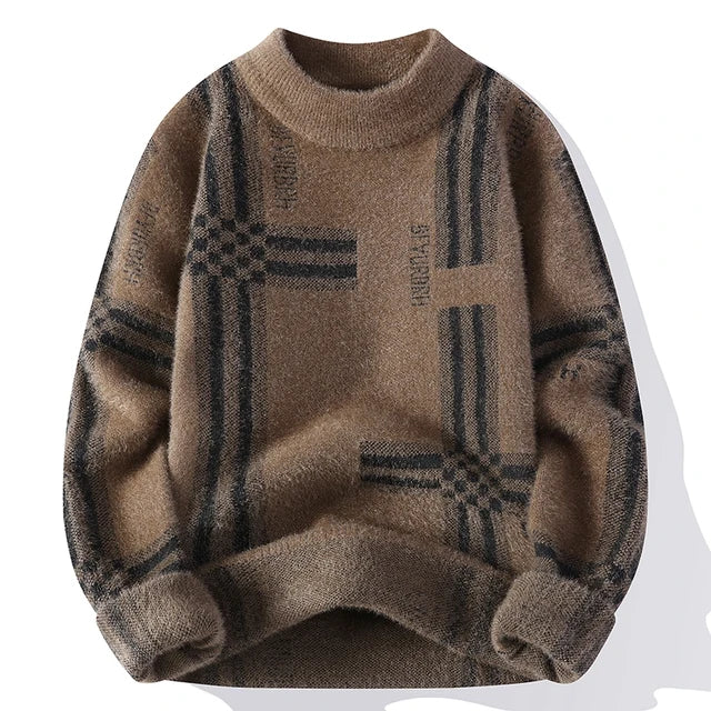Geometric-Patterned Sweater | Bold Design | Relaxed Fit
