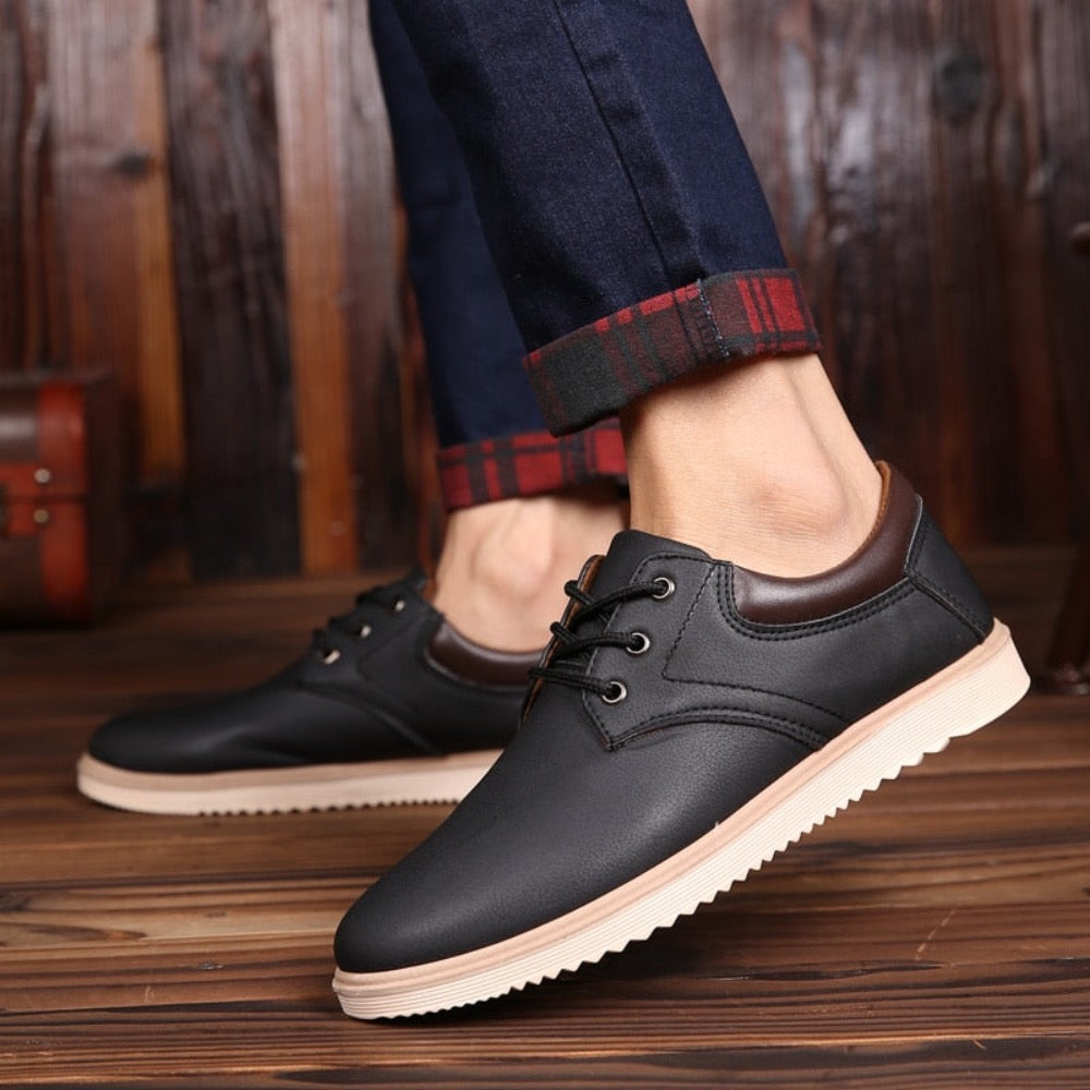 Casual Flat Oxford Sneakers | Minimalist Design, Lightweight Sole | Everyday and Casual Wear