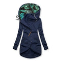 Asymmetrical Zip-Up Hoodie | Warm Lined | Cotton Blend | Casual Outerwear