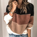 Color-Block Striped Sweater | Vibrant Knit | Cozy Everyday Wear