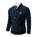 Embroidered Zip-Up Cardigan Jacket | Sleek and Comfortable | Slim Fit