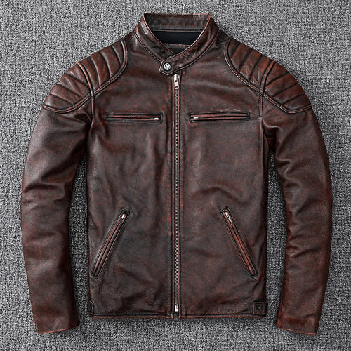 Biker Leather Jacket | Genuine Leather | Timeless and Rugged