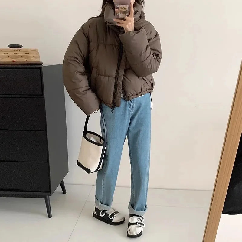 Cropped Puffer Jacket | Lightweight Insulation | Cozy and Trendy