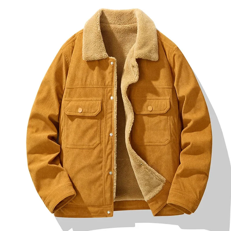 Sherpa-Lined Corduroy Jacket | Warm & Stylish | Winter Essential
