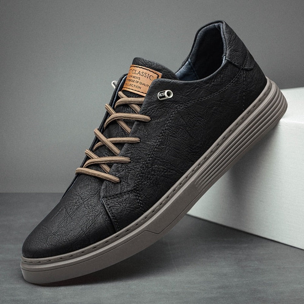 Lace-Up Oxford Leather Shoes | Premium Finish, Timeless Design | Formal and Business Wear