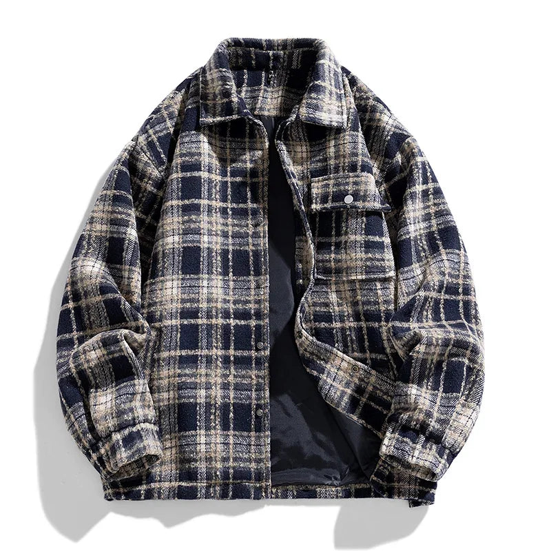 Plaid Sherpa-Lined Jacket | Warm and Trendy | Vintage Style