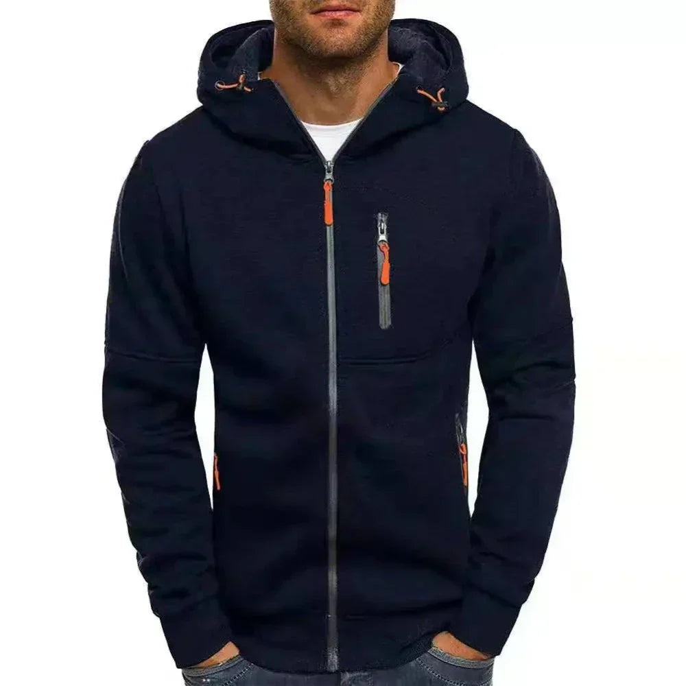 Lightweight Dual Zipper Hoodie | Modern Design, Comfortable Fit | Casual and Everyday Wear