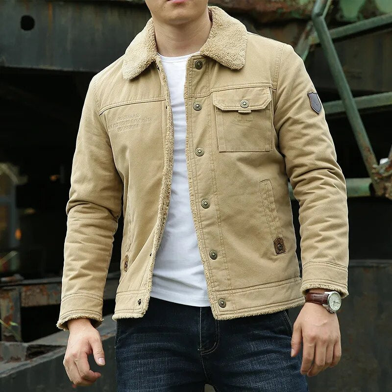 Sherpa-Lined Denim Jacket | Warm and Durable | Timeless Style