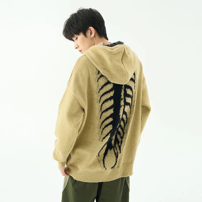 Spine Graphic Hoodie | Bold Design | Relaxed Fit