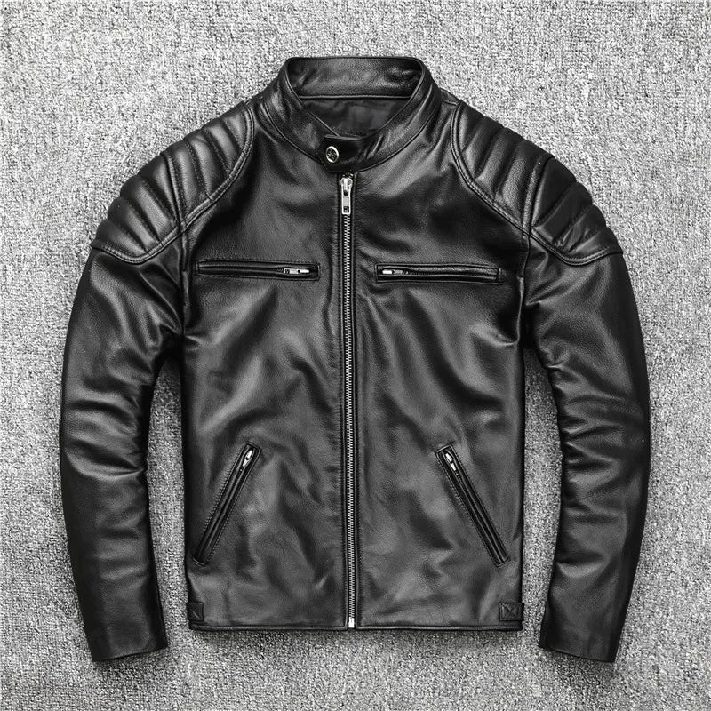 Biker Leather Jacket | Genuine Leather | Timeless and Rugged