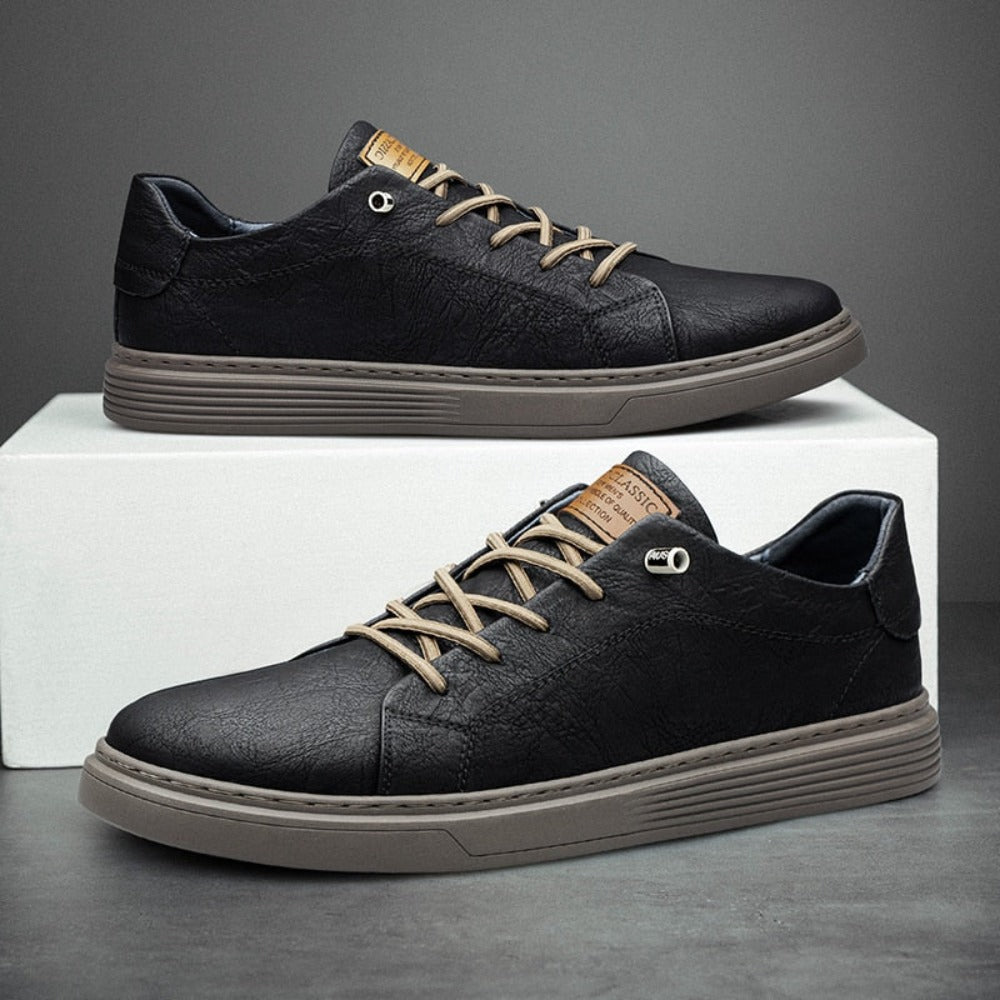Lace-Up Oxford Leather Shoes | Premium Finish, Timeless Design | Formal and Business Wear