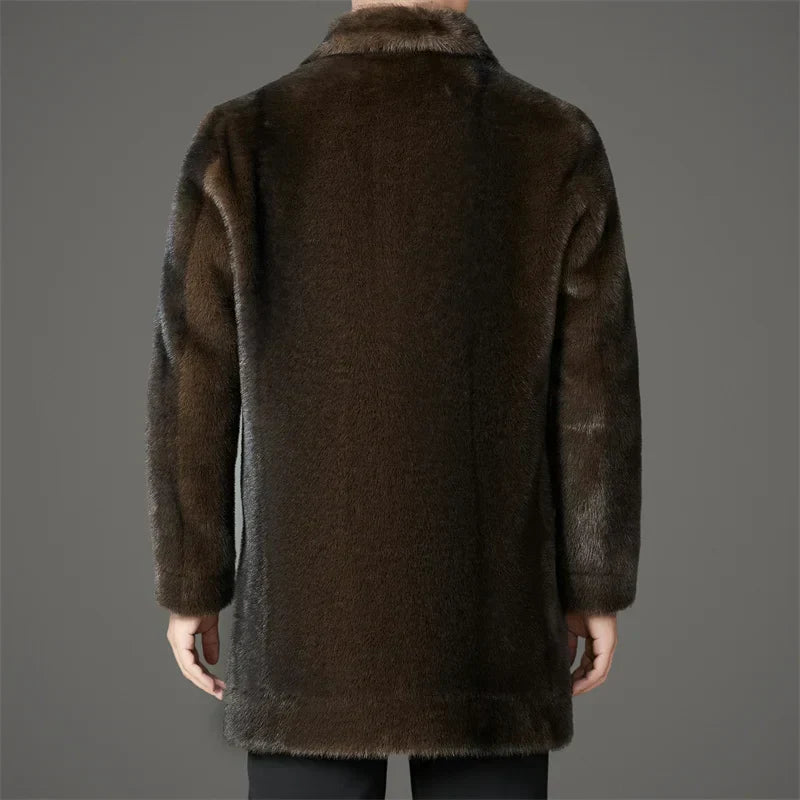 Faux Fur Overcoat | Luxurious Design | Warm and Elegant