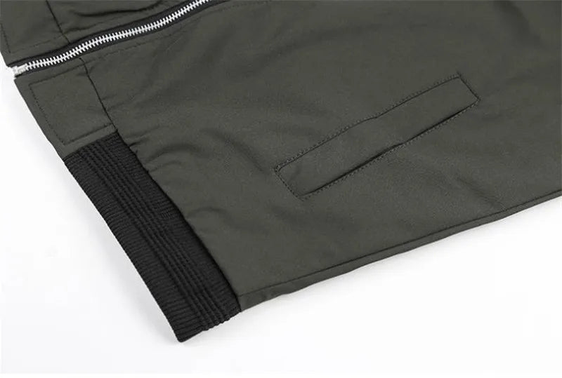 Zipped Windbreaker Jacket for Men | Lightweight, Wind-Resistant Design | Outdoor and Casual Wear