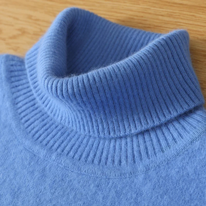 Turtleneck Sweater | Wool Blend | Soft and Stylish