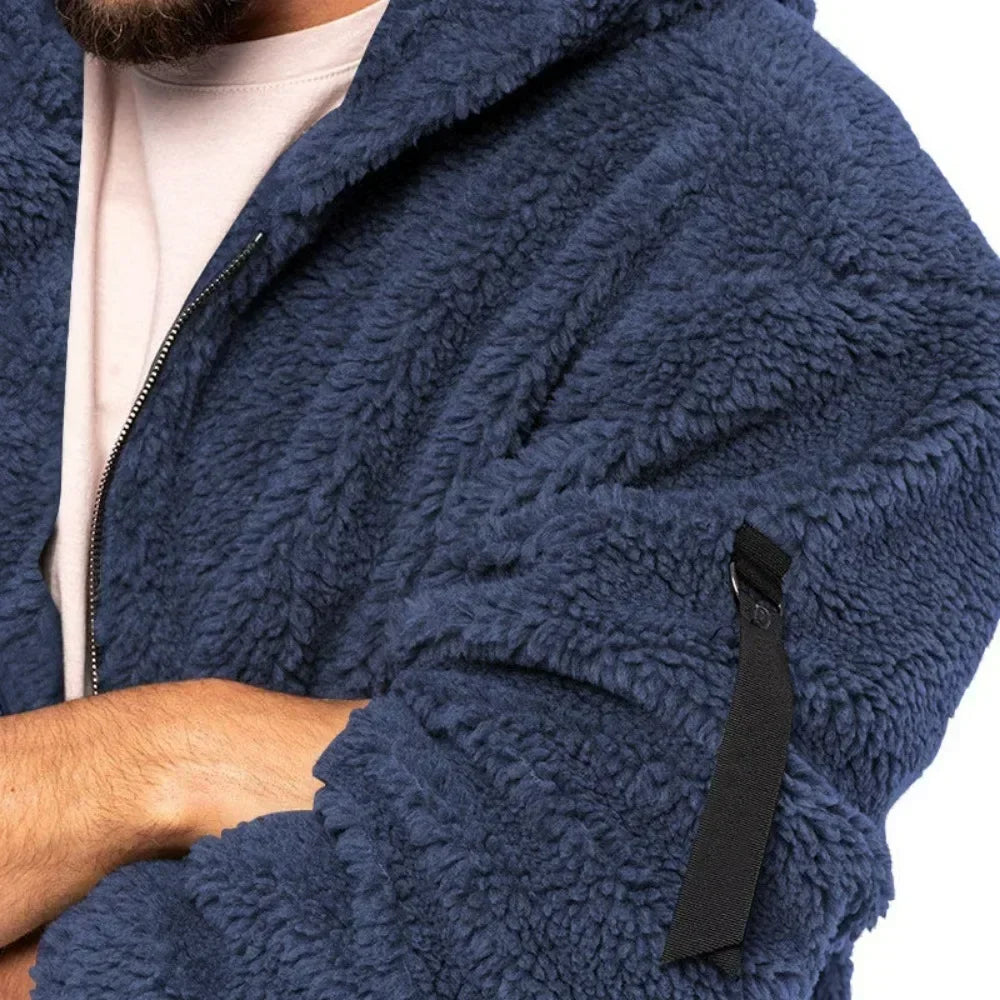 Fleece Hoodie Jacket | Soft Sherpa Lining | Everyday Comfort