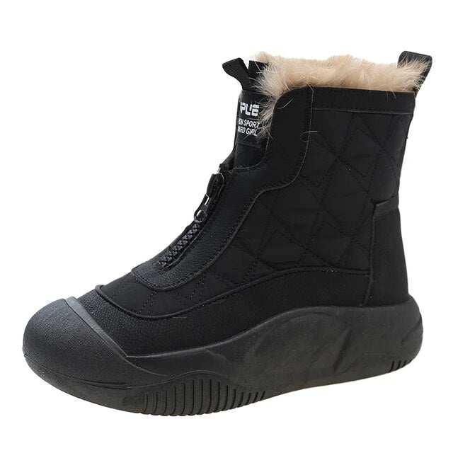 Faux Fur Winter Boots | Insulated and Stylish | Anti-Slip Design